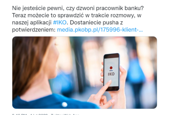 PKO Bank Polski podejmuje walkę ze Spoofingiem